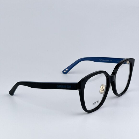 Dior LAPARISIENNEDIORO S3F 1000 BRAND NEW Eyeglasses Black Blue Women Geometric - Picture 6 of 10